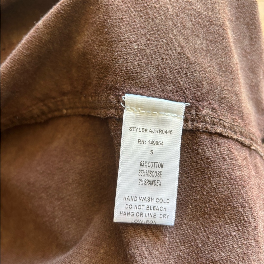 Brown Button-Up Jacket - image 5